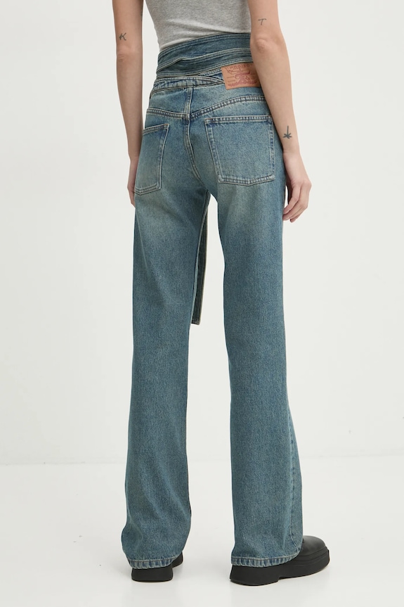 Ruházat Y/Project farmer WRAP BELT JEANS 107PA006 kék