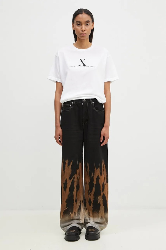 Traperice Rick Owens Geth Jeans DS02D2305.BSUN crna