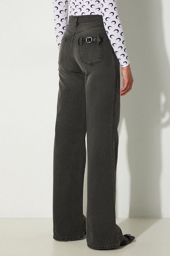 Odjeća Traperice Coperni Wide Leg Denim Pants COPP95F2004 siva