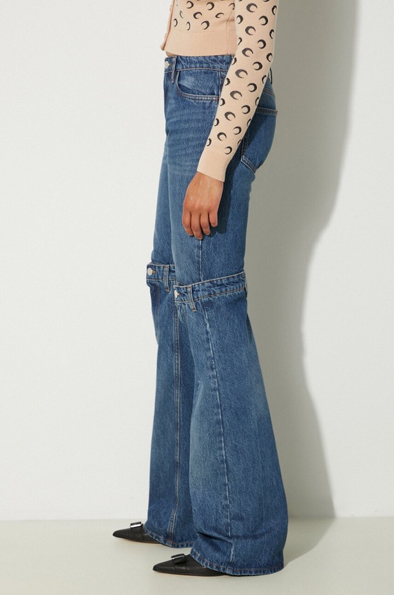 Rifle Coperni Open Knee Jeans modrá COPP55252
