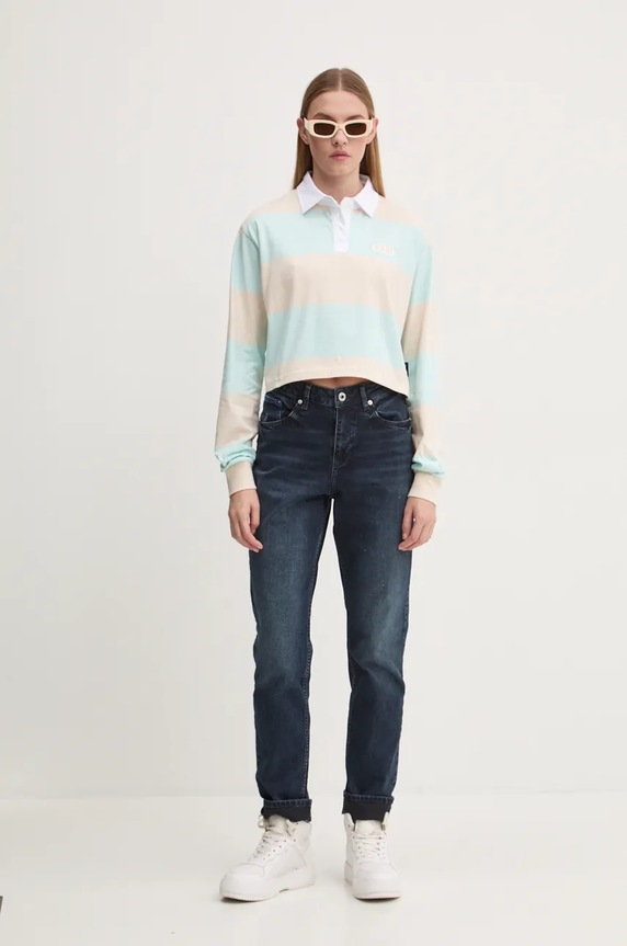 Дънки Karl Lagerfeld Jeans Planet friendly тъмносин 246J1106
