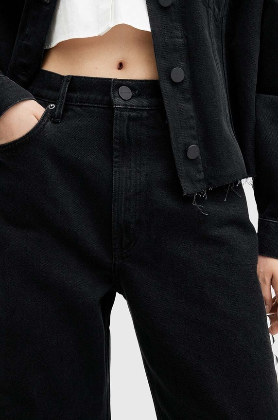 Odzież AllSaints jeansy BLAKE W017EB czarny