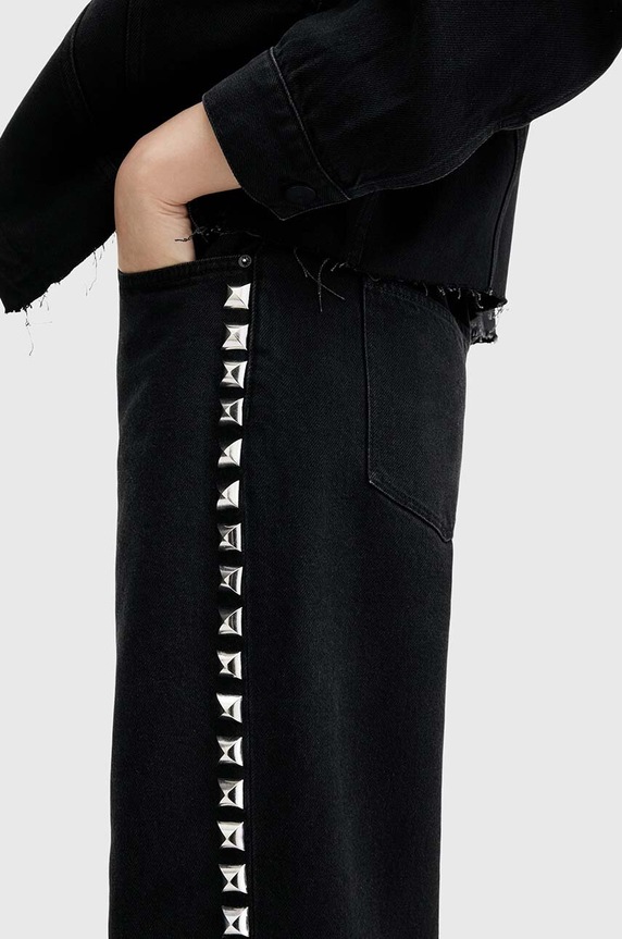 AllSaints jeansy BLAKE czarny W017EB