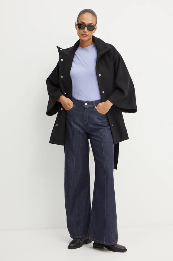 Karl Lagerfeld jeansy 246W1104 granatowy AW24