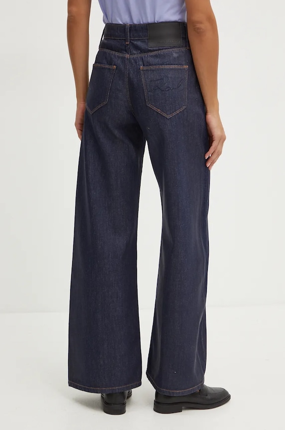 Odzież Karl Lagerfeld jeansy 246W1104 granatowy