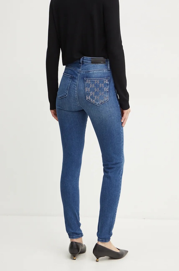 Odzież Karl Lagerfeld jeansy 246W1107 niebieski
