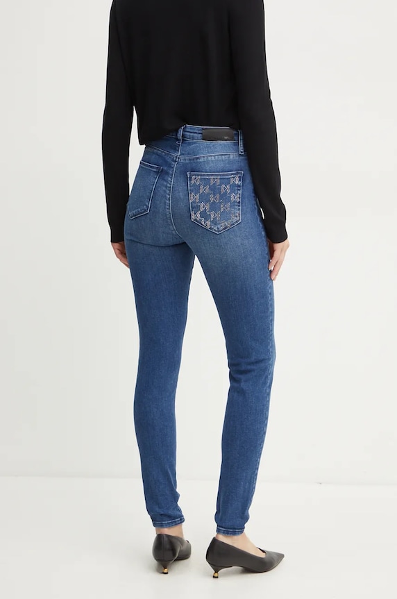 Odzież Karl Lagerfeld jeansy 246W1107 niebieski