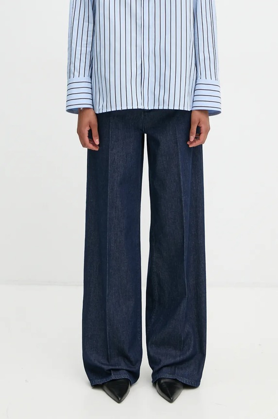 Theory jeansy Planet friendly granatowy O0504225