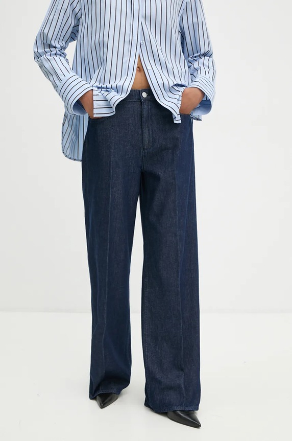 Theory jeansy granatowy O0504225