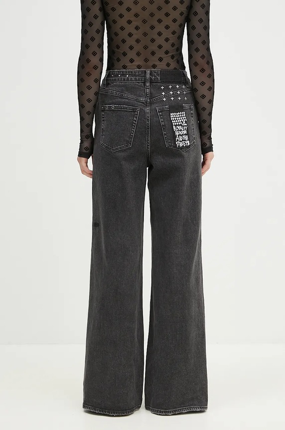 Дрехи Дънки KSUBI Strider Stretch Lovestruck WPF24DJ022 черен