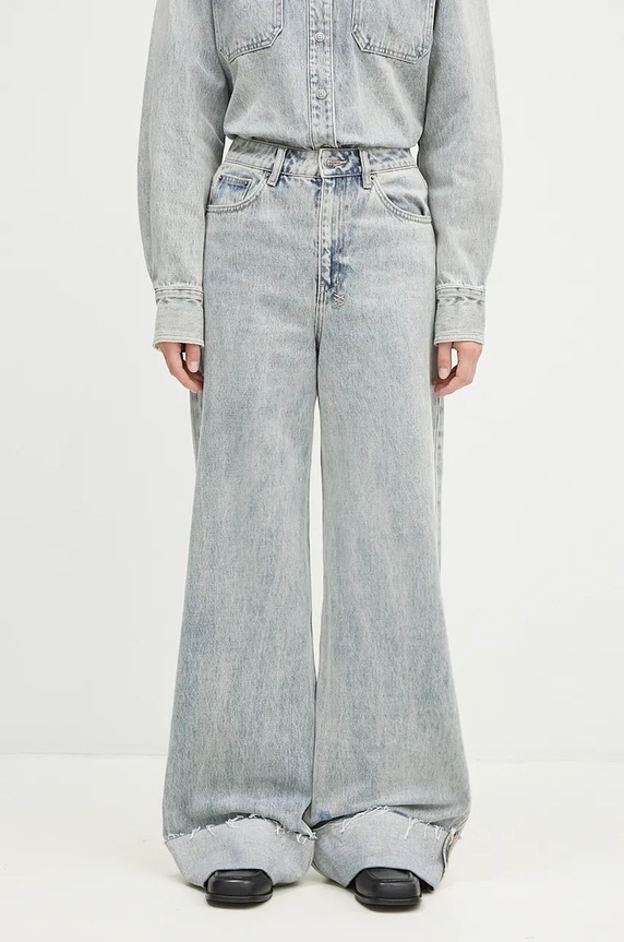 Джинси KSUBI Strider Worn Cuffed блакитний WPF24DJ023