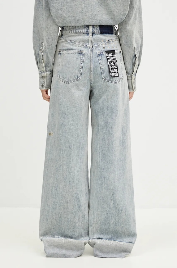 Одяг Джинси KSUBI Strider Worn Cuffed WPF24DJ023 блакитний