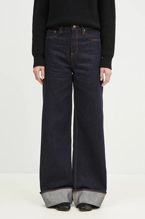 KSUBI jeansy Strider Cuff Original granatowy WFA24DJ016