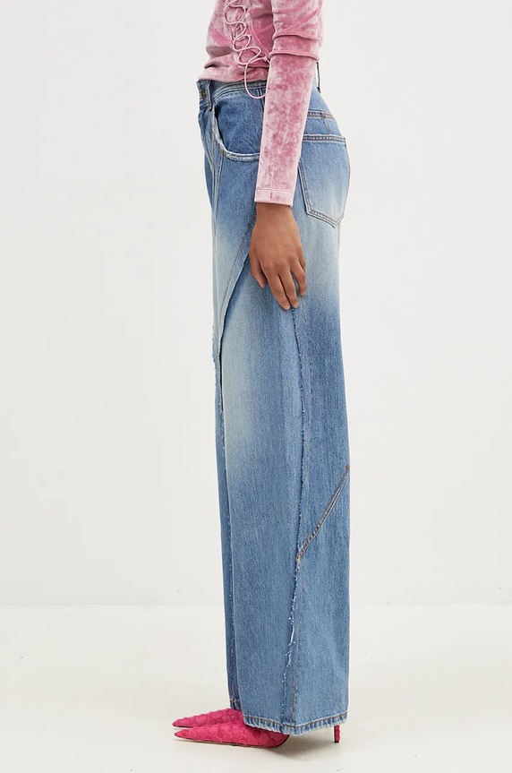 Andersson Bell jeans Panel Carpenter Wide-Leg Jeans apa743m blu AW24