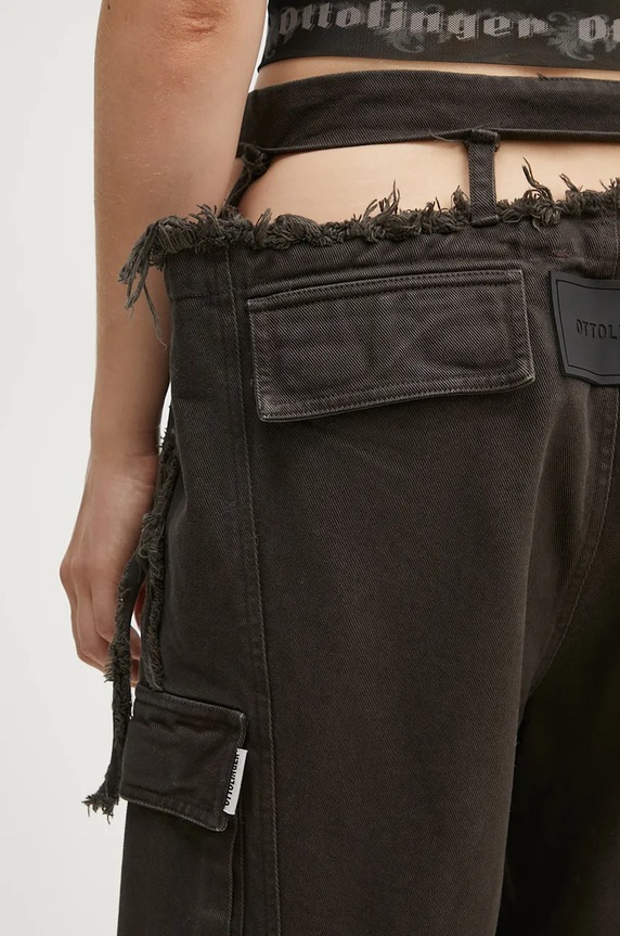 Ottolinger jeansy Baggy Cargo Pants 1060801521 brązowy