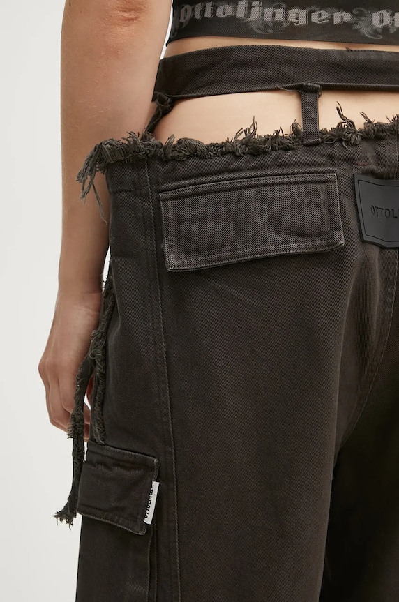 Ottolinger jeansy Baggy Cargo Pants 1060801521 brązowy
