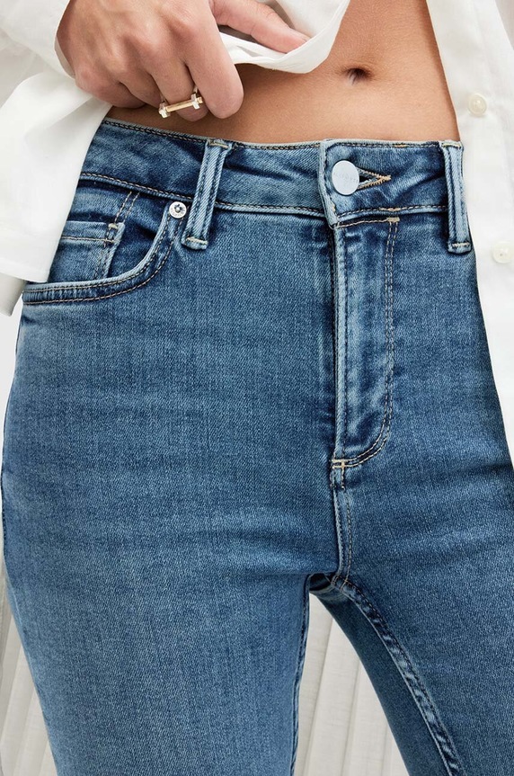 Ρούχα Βαμβακερό τζιν AllSaints DAX ASYM HEM JEAN W070EA μπλε