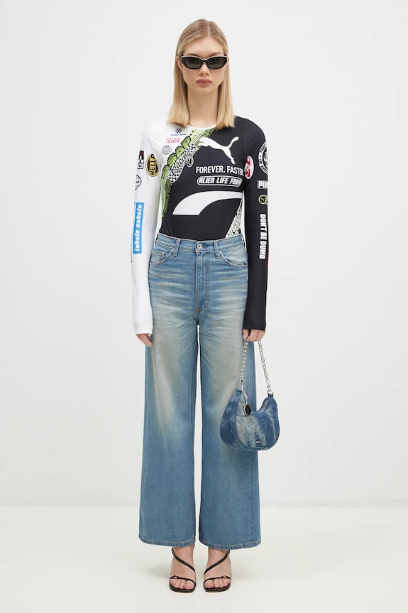Rifle A Bathing Ape Stone Washed Denim 1K80250002 modrá