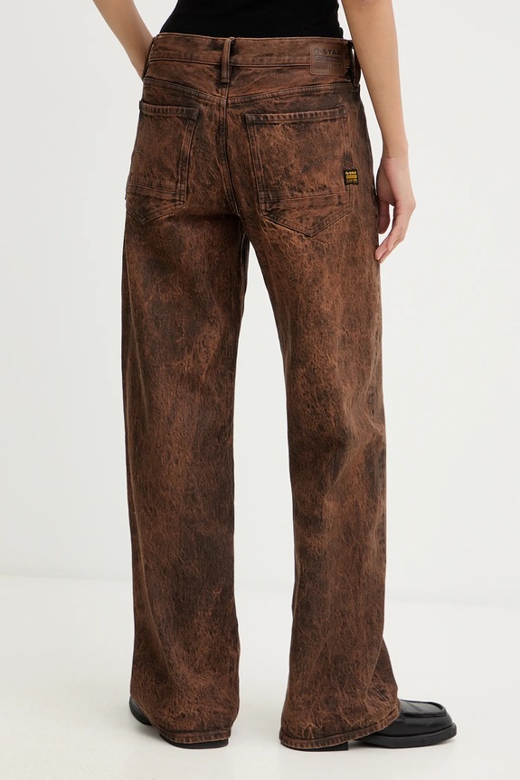 Ρούχα Τζιν παντελόνι G-Star Raw D22889.D490 καφέ