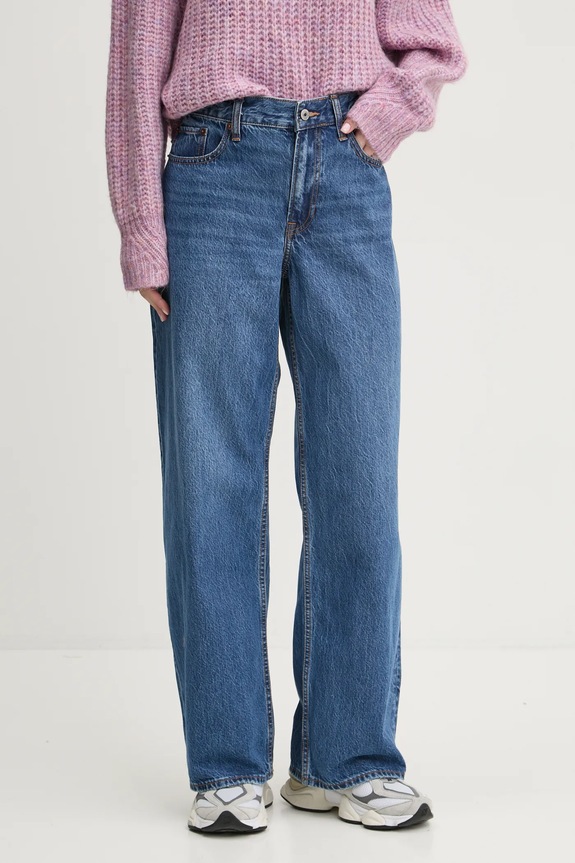 Abercrombie & Fitch jeansy granatowy KI155.4378.276