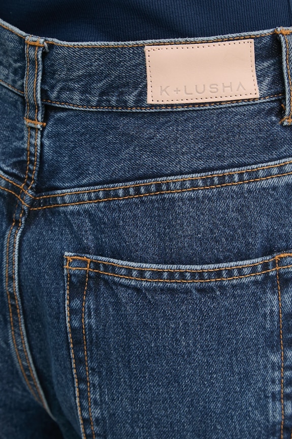 K+LUSHA jeansy KLW03003DF132KLW50 granatowy