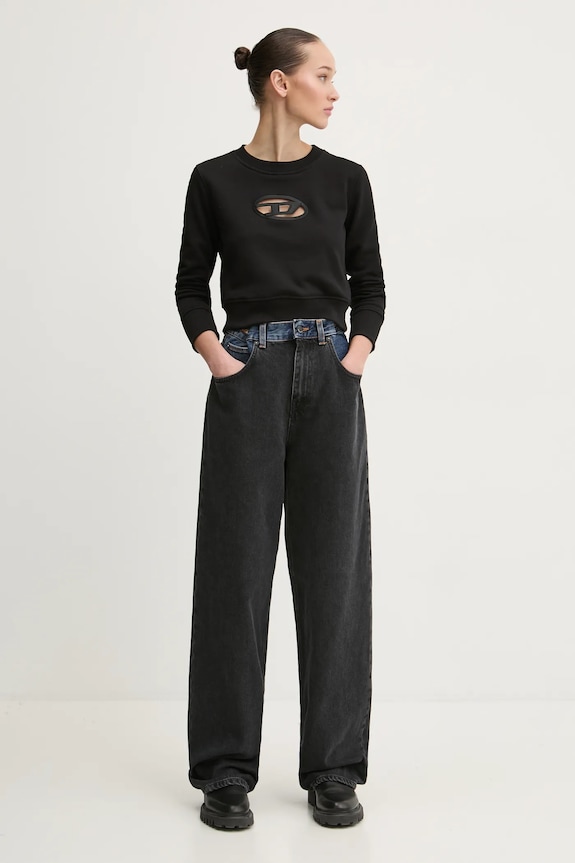 K+LUSHA jeansy KLW03002DF139KLW85 czarny AW24