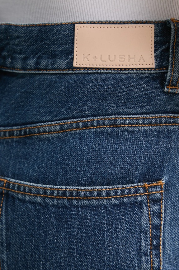 K+LUSHA jeansy KLW03009DF132KLW52 granatowy