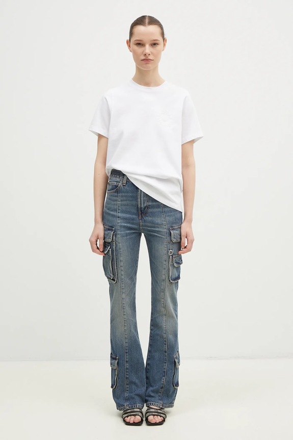 Fiorucci jeans Multipocket Flared Jeans U01FMDJE083DN01DN02 navy