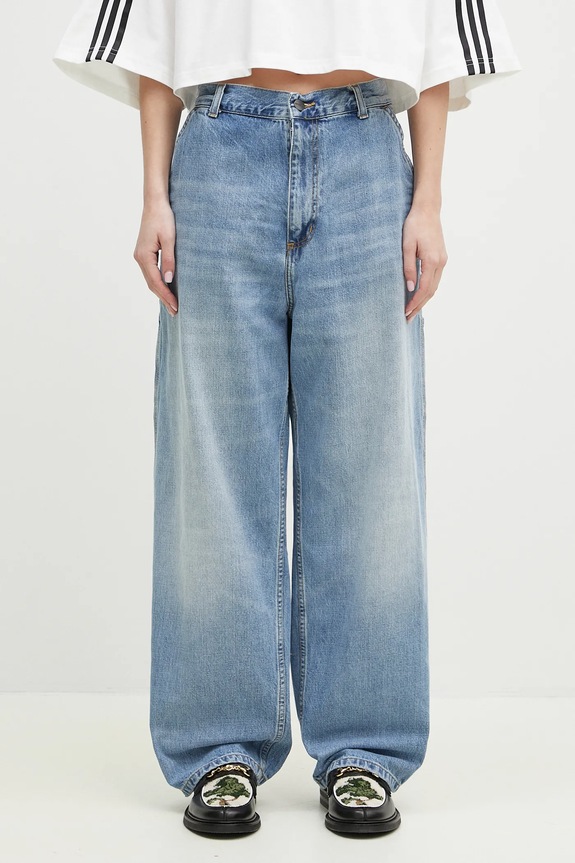 Rifle Carhartt WIP W' Brandon Single Knee Pant modrá I034225.01UR