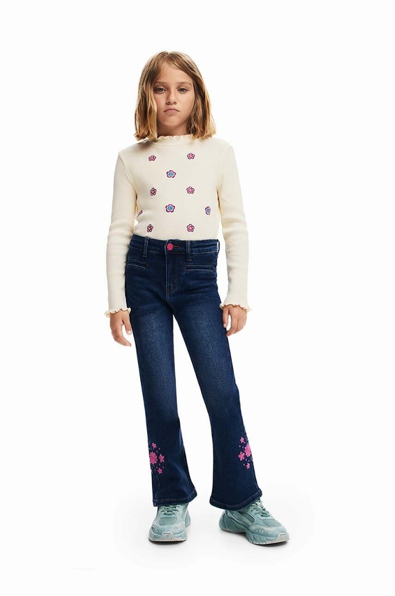 Desigual jeansy dziecięce jeansy granatowy 24WGDD03
