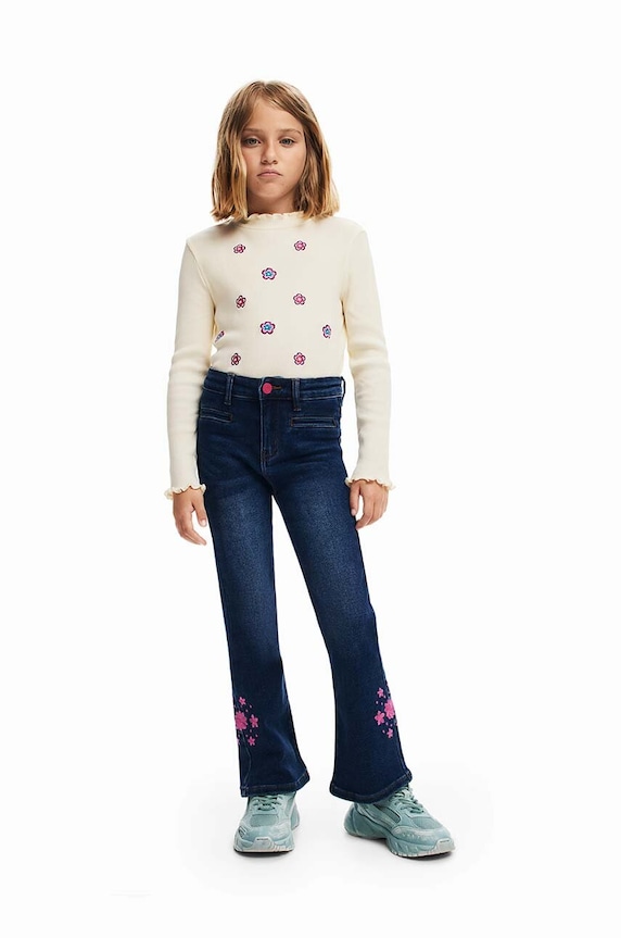 Desigual jeansy dziecięce jeansy granatowy 24WGDD03