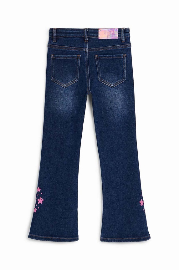 Dziewczynka Desigual jeansy dziecięce 24WGDD03 granatowy