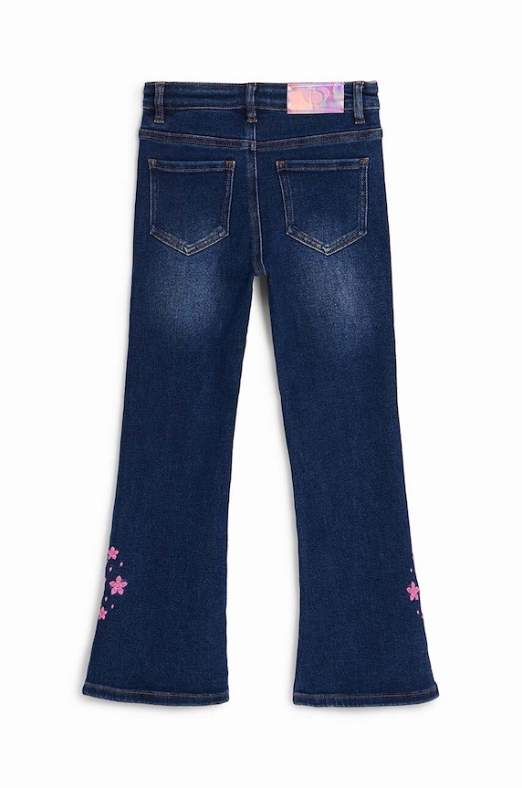 Dziewczynka Desigual jeansy dziecięce 24WGDD03 granatowy