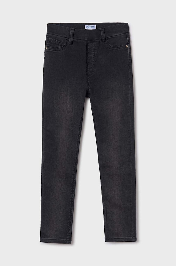 Mayoral jeansy dziecięce jeans basic z regulacją czarny 578.8C.Junior.9BYH
