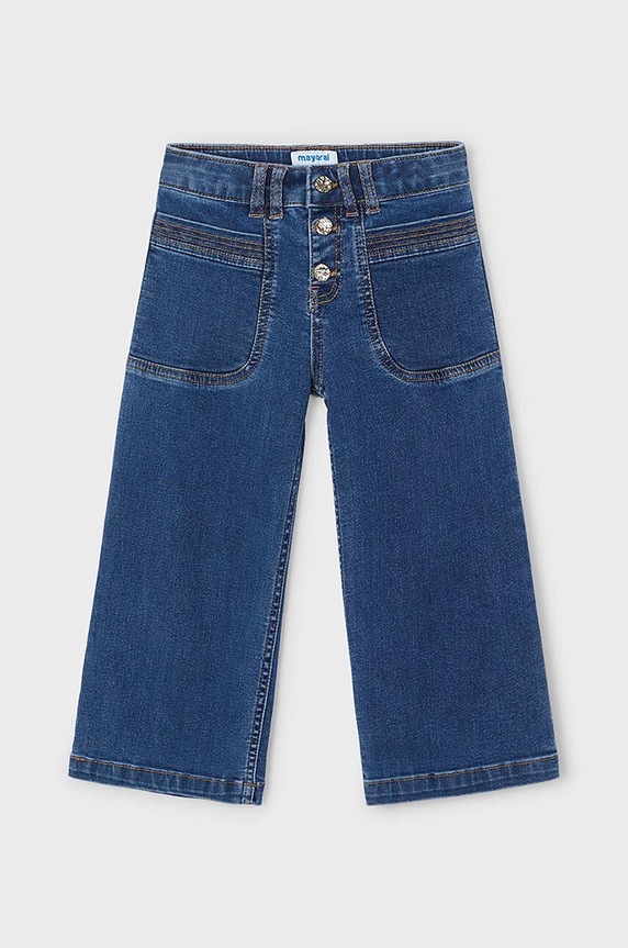 Mayoral jeansy dziecięce wide leg 4547.6D.Mini.9BYH niebieski AW24