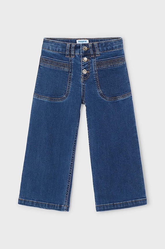 Mayoral jeansy dziecięce wide leg 4547.6D.Mini.9BYH niebieski AW24