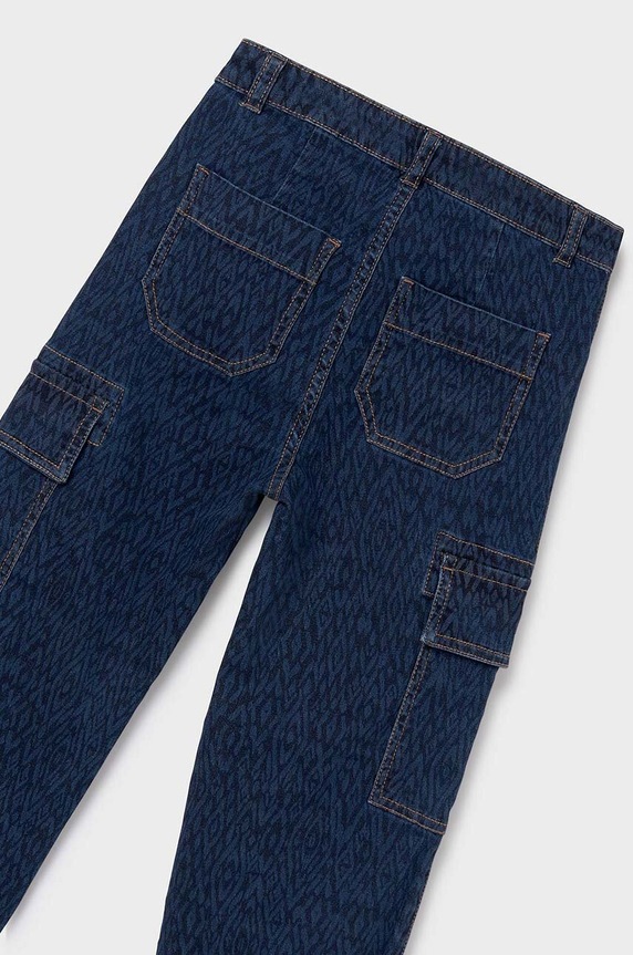 Mayoral jeansy dziecięce jeans cargo 7545.8C.Junior.9BYH niebieski AW24