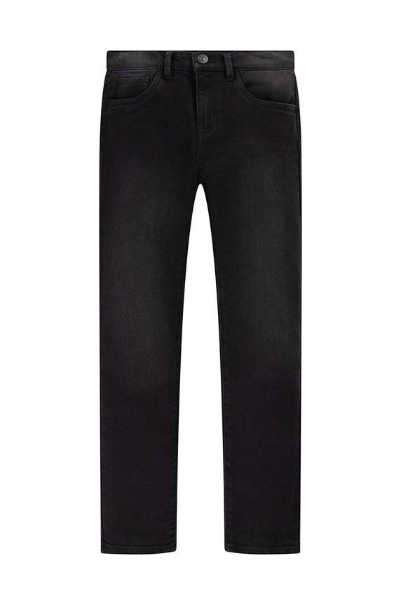 Levi's jeansy dziecięce 710 SUPER SKINNY JEAN z regulacją czarny 3E2702