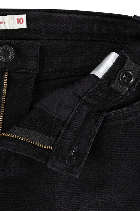 Levi's jeansy dziecięce 710 SUPER SKINNY JEAN czarny 3E2702