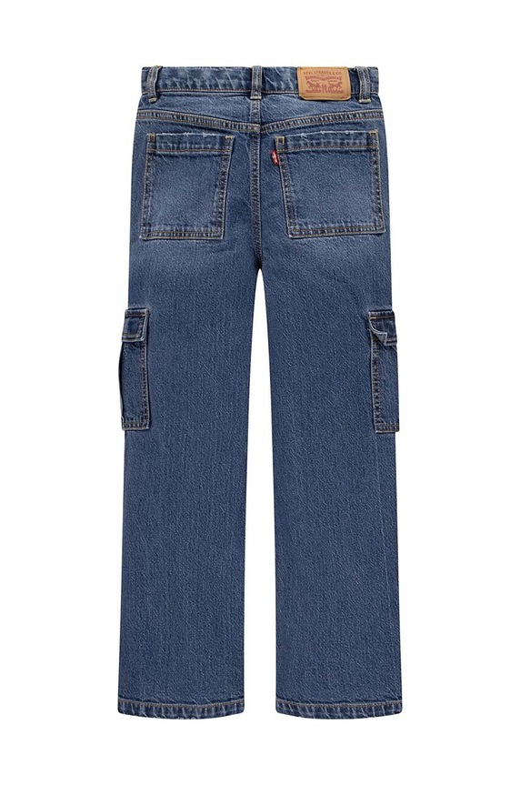 Levi's jeansy dziecięce 94 BAGGY CARGO 3EK991 turkusowy SS25