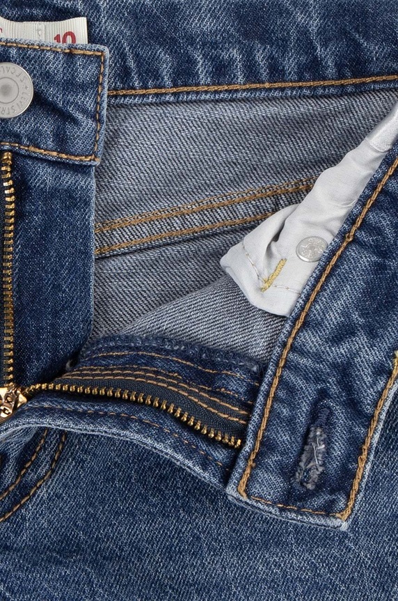 Levi's jeansy dziecięce 94 BAGGY CARGO 3EK991 turkusowy