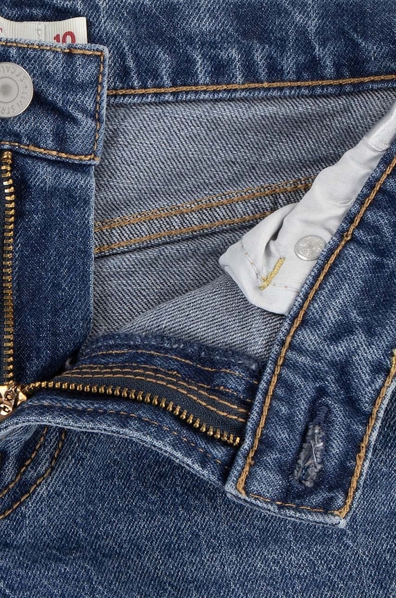 Levi's jeansy dziecięce 94 BAGGY CARGO 3EK991 turkusowy