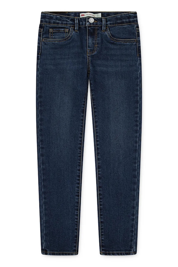 Levi's jeansy dziecięce 710 SUPER SKINNY Planet friendly niebieski 4EL190