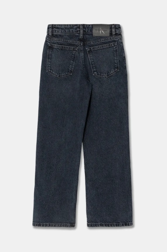 BIMBA Calvin Klein Jeans jeans per bambini HR WIDE IG0IG02607.9BYH. nero