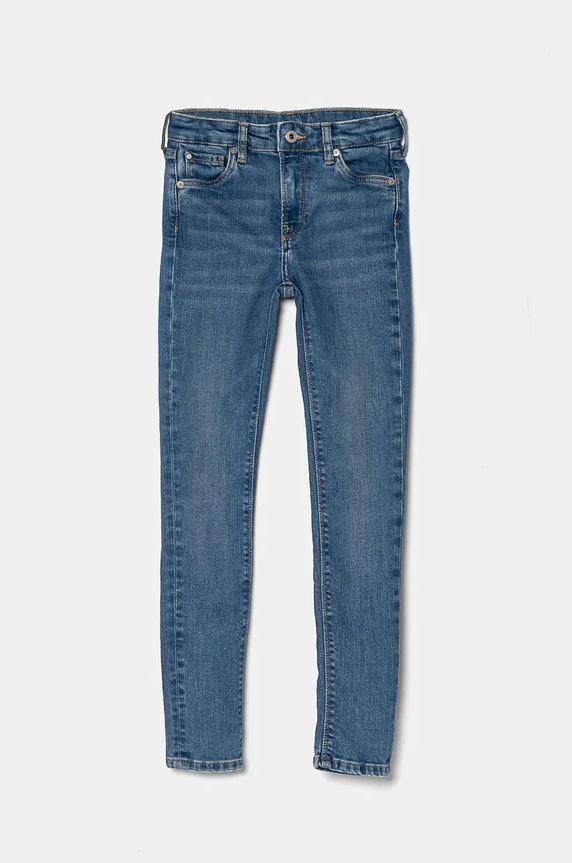 Παιδικά τζιν Pepe Jeans SKINNY JEANS HW με ρύθμιση μπλε PG201675HW1