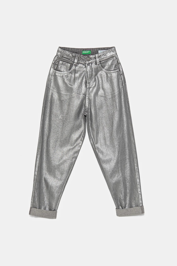Dětské rifle United Colors of Benetton džíny šedá 48UHCE03M.G.Seasonal