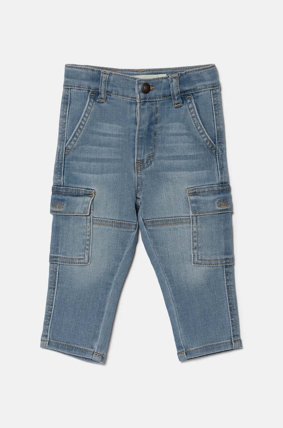 Detské rifle Levi's REGULAR TAPER CARGO PANT s reguláciou modrá 6EL330