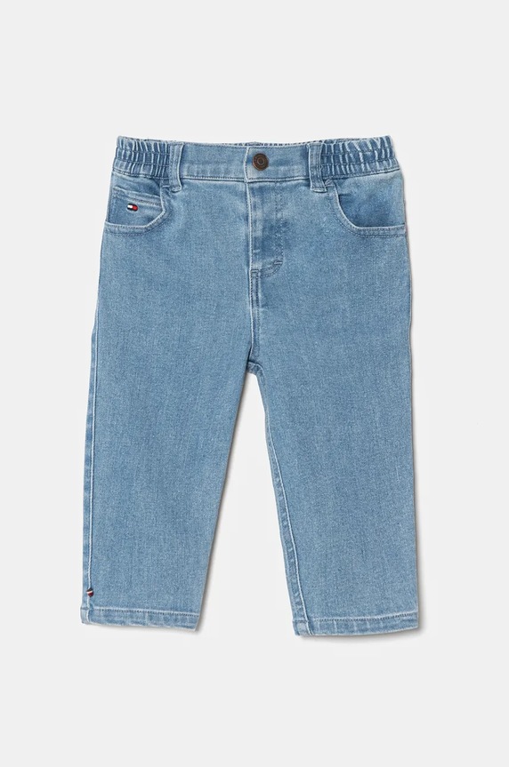 Traperice za bebe Tommy Hilfiger DENIM PANTS traperice plava KN0KN01998.9BYH