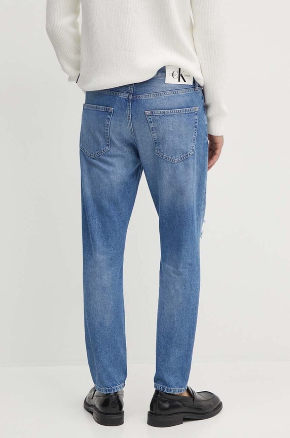 Odzież Calvin Klein Jeans jeansy J30J325724 niebieski