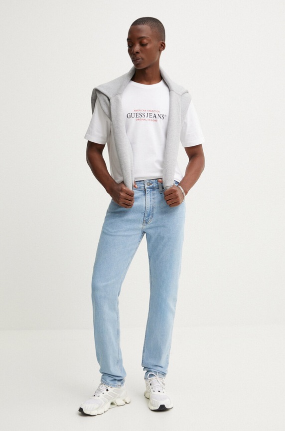 Džíny Guess Jeans M4YA1C.D5DM1 modrá SS26